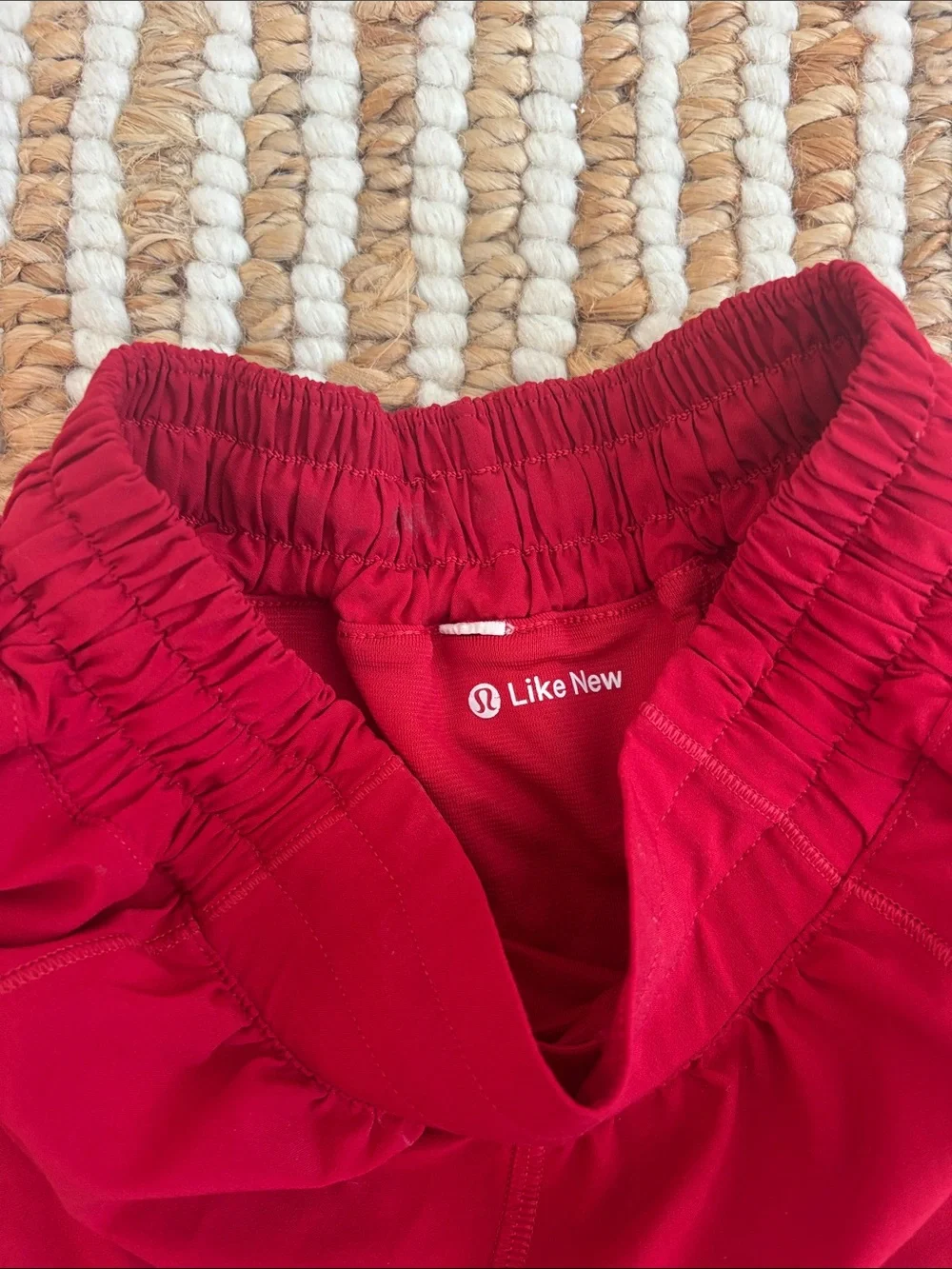 lululemon athletica Red Performance Running Shorts